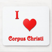 Corpus Christi -- Red Mousepad