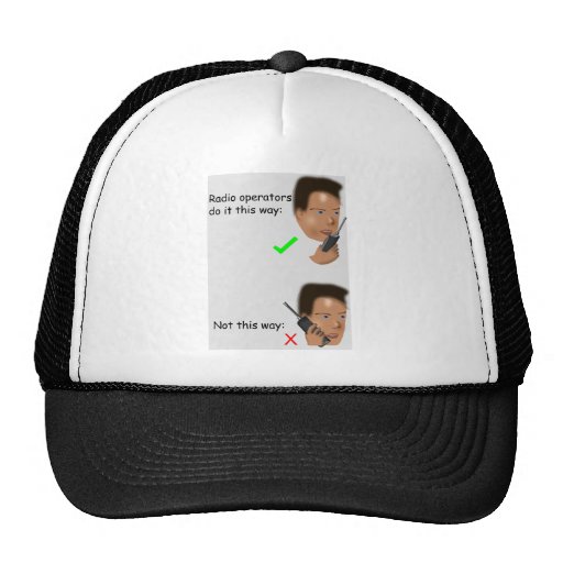 Correct radio procedure mesh hats
