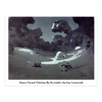 Corrections de forêt de lune par Kuindshi Archip I cartes postales