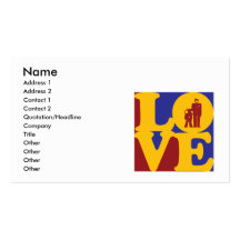 Corrections Love Business Card Templates