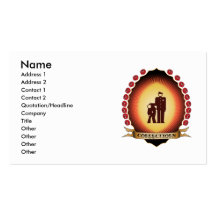 Corrections Mandorla Business Card Templates