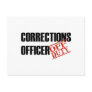 CORRECTIONS OFFICER LIGHT POSTCARD