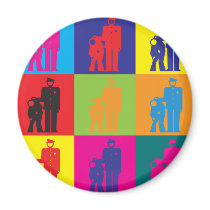 Corrections Pop Art Fridge Magnets