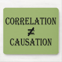 Correlation Does Not Equal Causation Mouse Mat