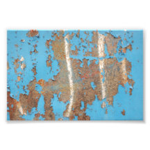 Corroded-metal1617 BLUE RUST TEXTURES METALS SHINY Photograph