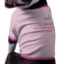 Corrompu - rose tee-shirt pour chien