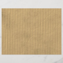 Corrugated Cardboard Texture Flyer Design