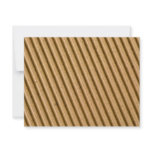 Corrugated cardboard texture custom announcements