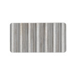corrugated metal labels