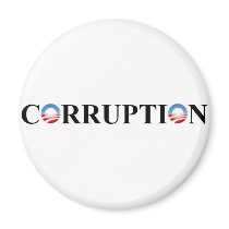 CORRUPTION REFRIGERATOR MAGNET