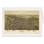 Corry, PA Panoramic Map - 1895 Cards