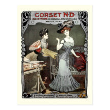 Corset N.D. - Carte postale