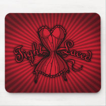 Corset Tight Laced Mouse Pads