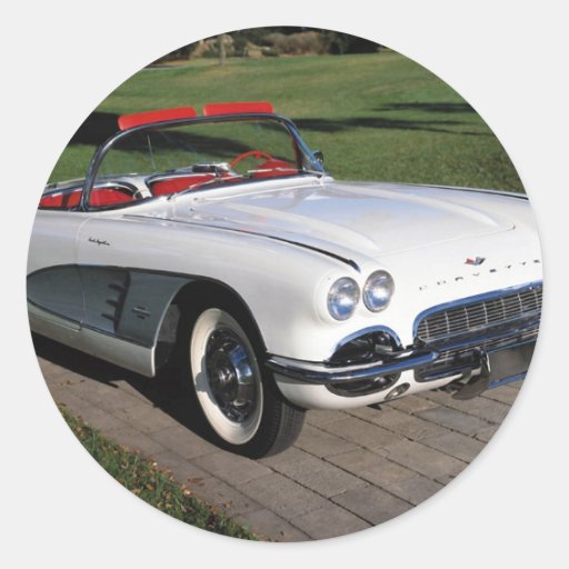 Corvette antique cars classic autos vintage cars sticker