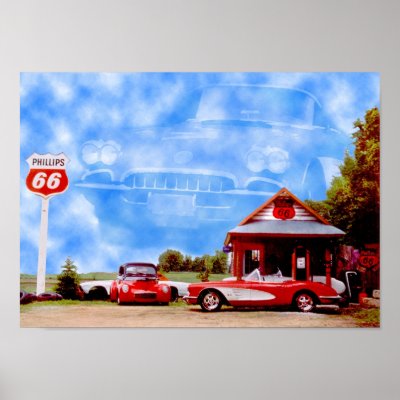 Corvette Clouds Posters by gowiste