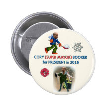 Cory Booker for President 2016 Buttons