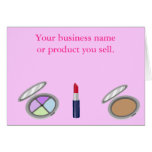 Cosmetic Business Promotional Card