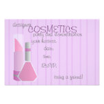 Cosmetics Party Custom Invites