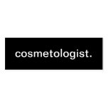 Cosmetologist Business Card