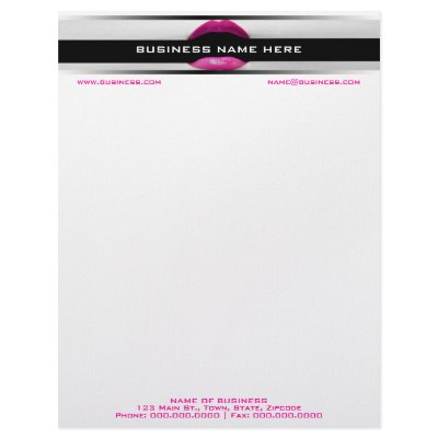 Cosmetologist Letterhead by LastImpression