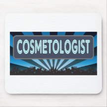 Cosmetologist Marquee Mouse Pad