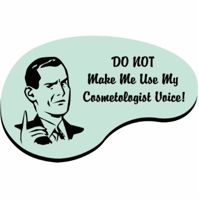Cosmetologist Voice Photo Cut Outs by whatitis