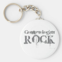Cosmetologists Rock Keychain
