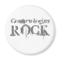 Cosmetologists Rock Magnet