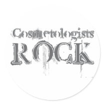 Cosmetologists Rock Sticker