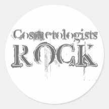 Cosmetologists Rock Sticker