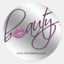 Cosmetology Beauty Salon sticker purple