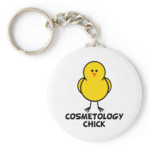 Cosmetology Chick Keychains