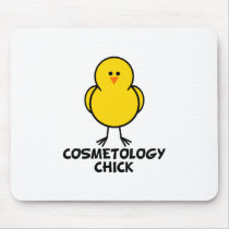 Cosmetology Chick Mouse Pads