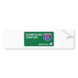 Cosmetology Next Exit bumper stickers