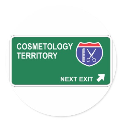 Cosmetology Next Exit Sticker by whatitis