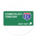 Cosmetology Next Exit stickers