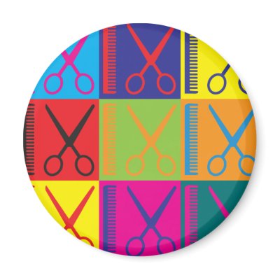 Cosmetology Pop Art Magnet by sciencewillprevail