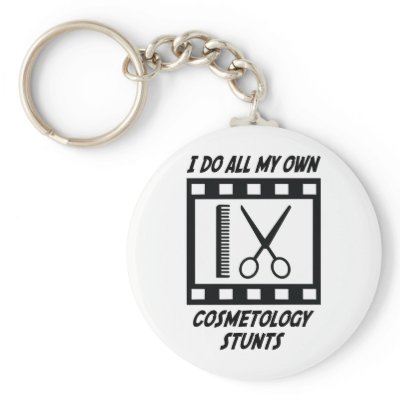 Cosmetology Stunts Key Chain by whatitis