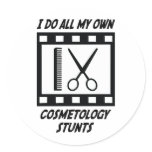 Cosmetology Stunts stickers