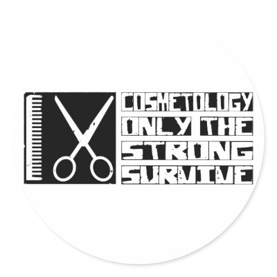 Cosmetology Survive Sticker by itsallhot