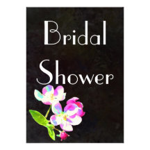 Cosmic Blossoms Bridal Shower invitation