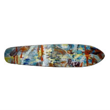Cosmic Blues Man Skate Decks