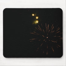 Cosmic Celestial Fireworks Mouse Pad