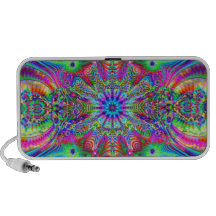 Cosmic Creatrip - Psychedelic trippy design Portable Speakers