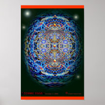 " COSMIC EGGS " POSTER