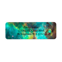 Cosmic Green Avery Label