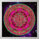 Cosmic Lakshmi Mandala Poster