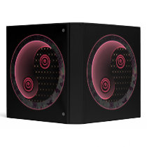 Cosmic Purple Yin Yang Binder