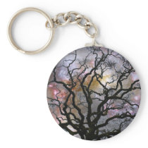 Cosmic Tree - Colliding Galaxies Key Chains