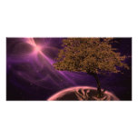 Cosmic Tree of Life Personalized Photo Card